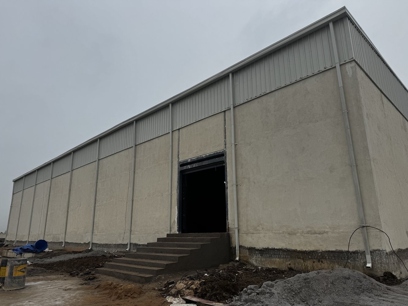 Industrial building exterior